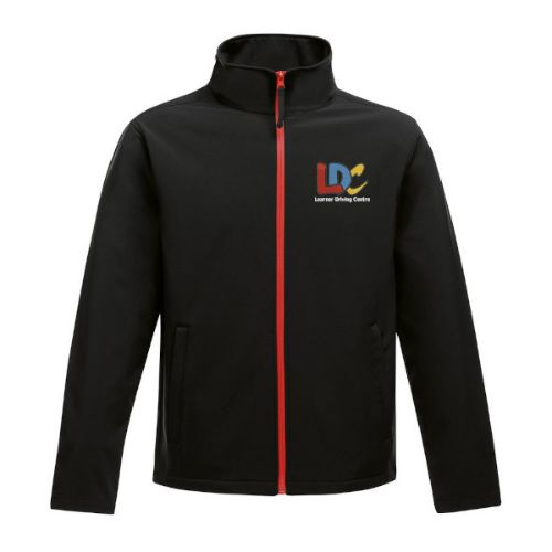 LDC Regatta Professional Ablaze Printable Softshell Black/Classic Red